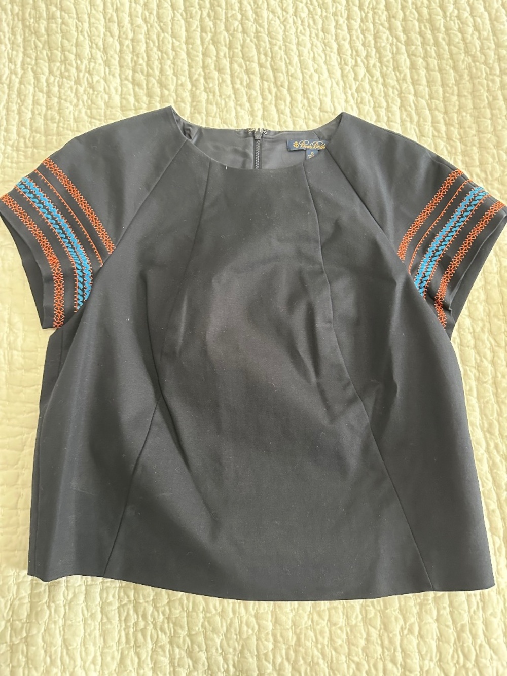 Brooks Brothers Navy Blouse Size 6